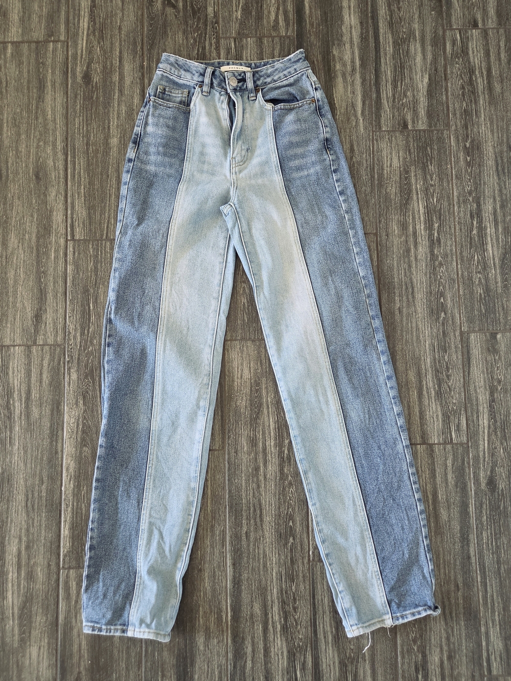 PacSun 90s Boyfriend Two Tone Colorblock Jeans Size 23 Y2K Denim